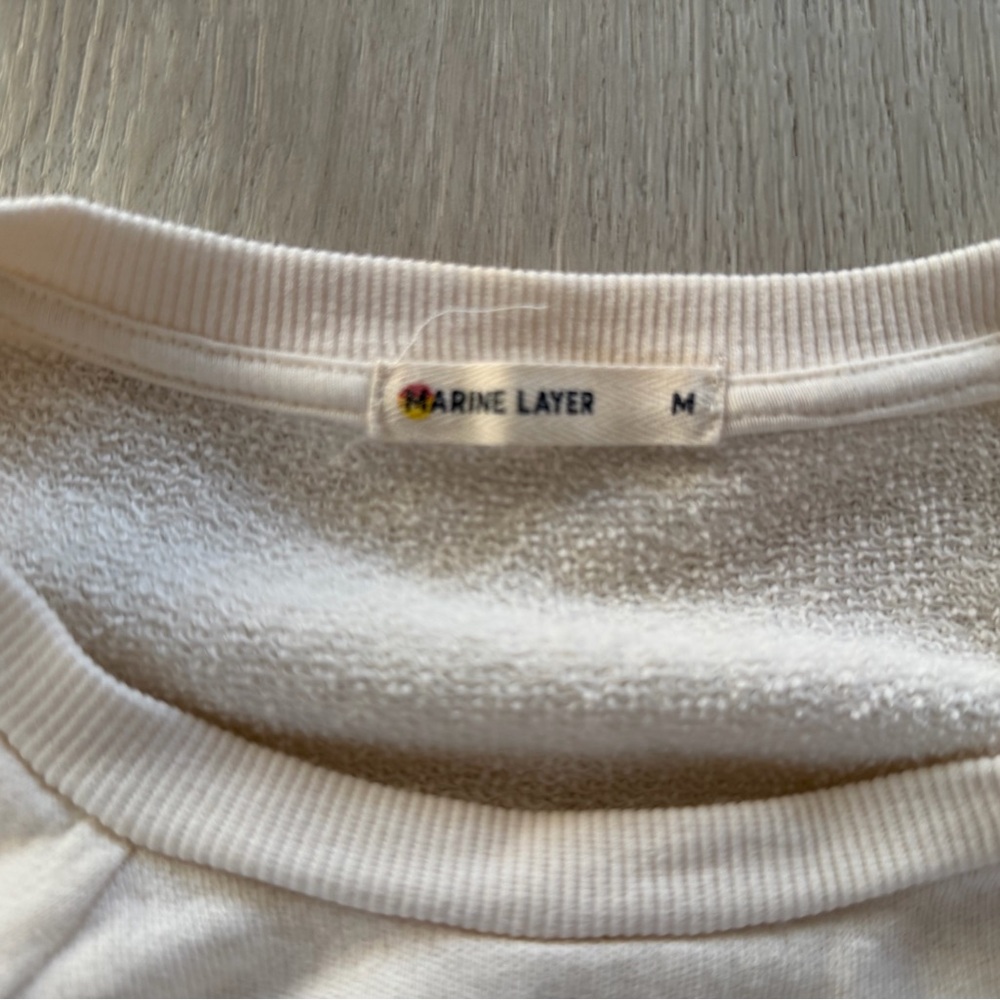 Marine Layer Pink Gradient Sweater with Palm Embroidery - Picture 3 of 3